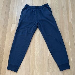 Uniqlo French terry sweatpants, medium, blue